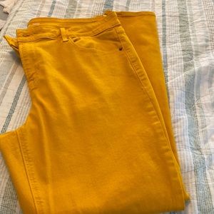 Rockstar super skinny yellow jean